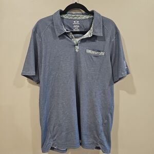 Oakley Polo Shirt Golf Mens XL Tailored Fit TPC Scottsdale Performance Hydrolix